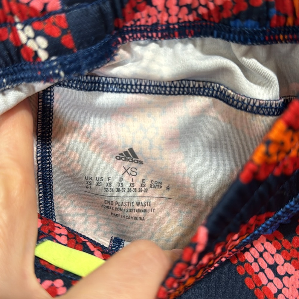 FARM RIO x ADIDAS TRAINING PACER SHORTS XS - Picture 8 of 10
